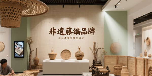 非遺文化藤編展廳設(shè)計(jì)